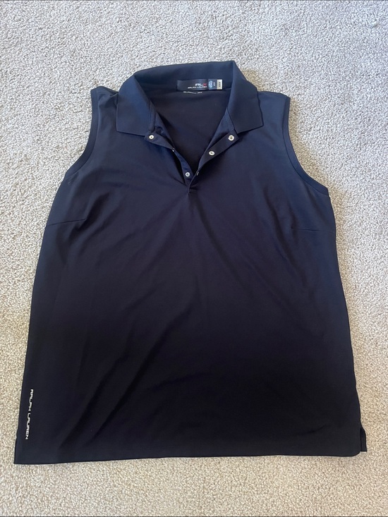 RLX Ralph Lauren Tops - RLX Ralph Lauren Women's Navy Sleeveless Polo